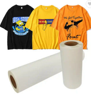 PET White DTF Transfer Film For Apparel Printing Fabric Decoration
