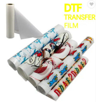 PET White DTF Transfer Film For Apparel Printing Fabric Decoration